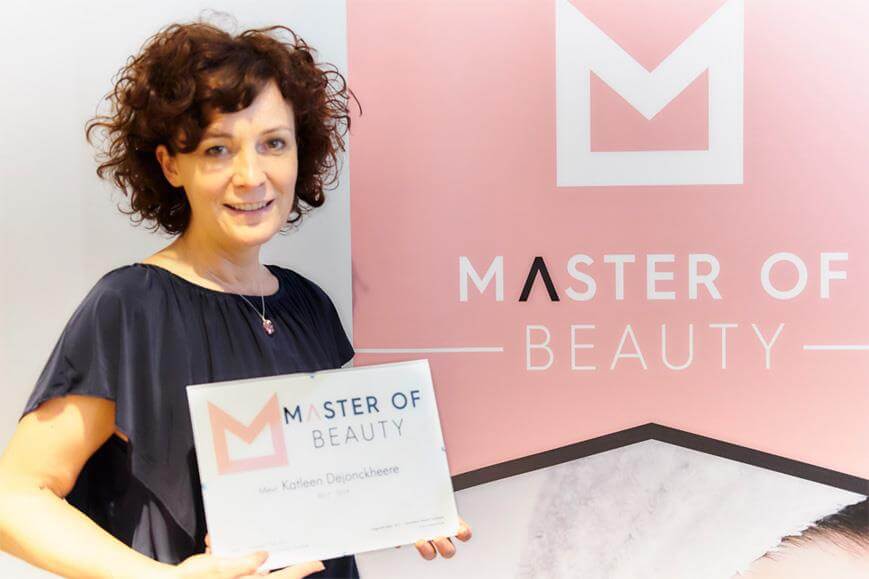 Katleen de Jonckheere behaalde de master of beauty certifiëring, de hoogste onderscheiding in ons schoonheidslandschap